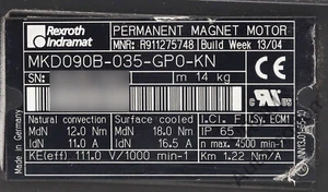 Rexroth MKD090B-035-GP0-KN / Servomotor 3PH Permanentmagnet 5.000 U/min - Bild 1 von 5