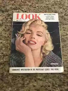 LOOK November, 17 1953 MARILYN MONROE Smoking Cover by MILTON GREENE No Label - Picture 1 of 5