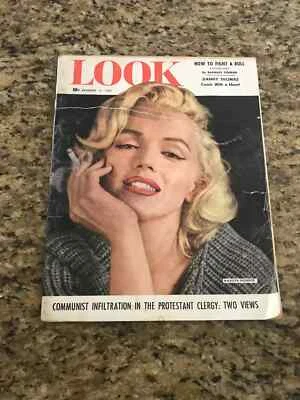 LOOK November, 17 1953 MARILYN MONROE Smoking Cover by MILTON GREENE No Label - Image 1 of 4