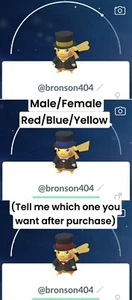 Pikachu Ribbon Monocle Hat - Pokemon Trade Go - Picture 1 of 1