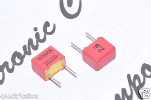 10 Stck. - Wima FKP2 390P (390pF 0,39nF) 630 V 2,5 % Steigung: 5 mm Kondensator - Bild 1 von 4
