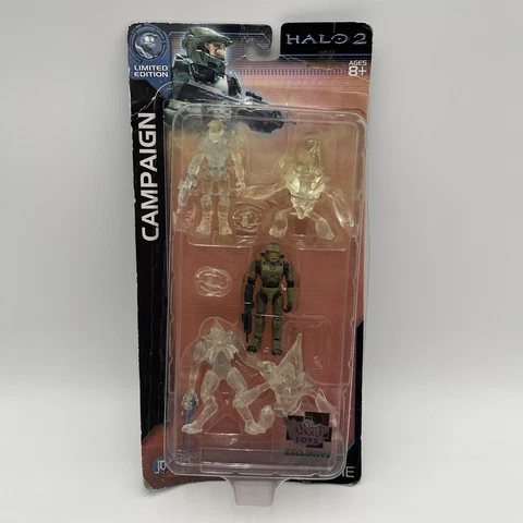 Halo 2 Limited Edition Active Camo Campaign Master Chief Grunts Action Figures Cover