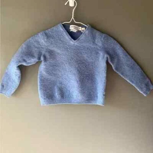 Calvin Klein, youth boys, size small, blue long sleeve 100% wool sweater - Picture 1 of 5