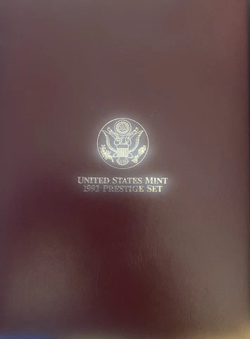 1992 SILVER PRESTIGE U.S. PROOF SET IN OGP WITHOUT COA!!  FREE U S SHIPPING Cover