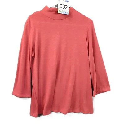 Top de mujer New Directions talla XL, suéter, manga 3/4, fácil cuidado, acogedor Foto 1 de 4