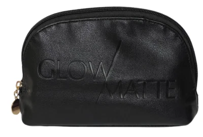 NEW! Estee Lauder Black GLOW MATTE Travel Cosmetic Makeup Bag EL12 - Image 1 of 4