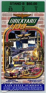 Boleto Brickyard 400 Indianapolis Motor Speedway 1998 - asiento 1 - Imagen 1 de 2