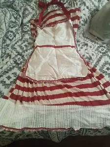 Clearance Sale!! Halloween- candy striper costume - medium - Picture 1 of 3