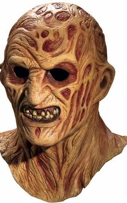 LICENSED FREDDY KRUEGER NIGHTMARE ELM ST OVERHEAD LATEX COSTUME MASK HALLOWEEN - Image 1 of 2