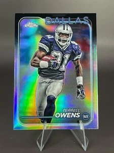 2024 Topps Chrome TERRELL OWENS Refractor Tribute Card #54 Cowboys - Picture 1 of 6