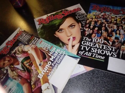 Rolling Stone Magazine Lot Katy Perry Bruno Mars 2014 2016 NEW Foto 1 de 4