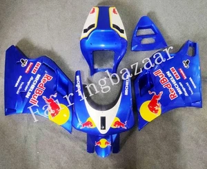 Fit for 1996-02 Ducati 748/996 Blue White ABS Injection Fairing Kit Race Mold - Picture 1 of 9