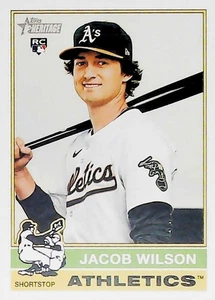 2025 TOPPS HERITAGE #15 JACOB WILSON OAKLAND ATLETICA - Foto 1 di 2