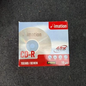 Imation CD-R 10 Pack - 48x 700MB - New, Sealed In Box - Picture 1 of 4