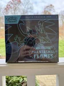 Pokémon Mega Evolution Phantasmal Flames Elite Trainer Box ETB Sealed - Picture 1 of 1
