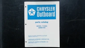 Chrysler Outboard Model 71H06A Ammeter Parts Catalog OB2882 USA - Picture 1 of 2