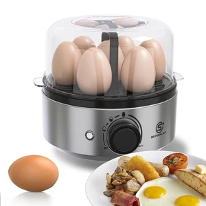 SUPERLEX Egg Boiler Food Steamer Eggs Poacher Multi Cooker Hard Soft Boiled 400W - Picture 1 of 10