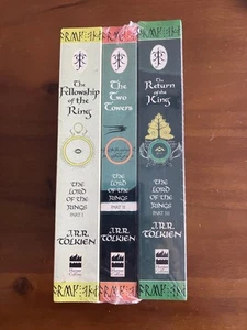 All three J.R.R Tolkien Lord of the Rings books new in packaging (1997) - Picture 1 of 2