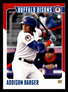 Addison Barger 2023 Choice Buffalo Bisons #1 Buffalo Bisons - Picture 1 of 2