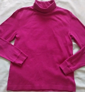 TOLLES DAMEN BASIC EDITIONS ROSA PULLI LANGARM BAUMWOLLE ROLLKRAGEN OBERTEIL S - Bild 1 von 6
