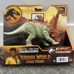 Jurassic World Chaos Theory Epic Evolution Chasmosaurus Strike Attack Dinosaurier - Bild 1 von 3