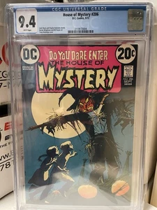 House of Mystery #206 CGC 9.4 White Pages - Tony DeZuniga Cover 9/72 1972 - Bild 1 von 4