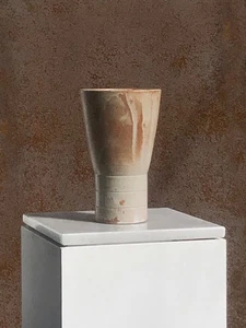 1950 VALLAURIS VASE CERAMIQUE MODERNISTE FORME LIBRE BRUTALIST RUSTIQUE MODERNE - Imagen 1 de 7