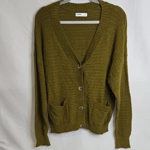 Sonoma Goods For Life Strickjacke, olivgrün, Damen Größe XL - Bild 1 von 7