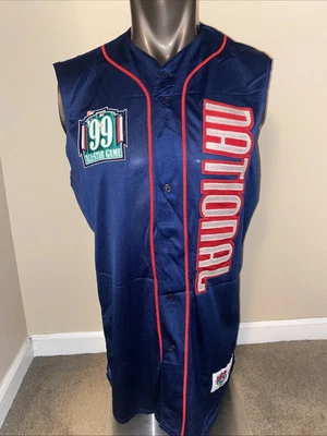 Mark McGwire 1999 All Star Game Home Run Derby STL Cardinals Majestic Jersey - L - Image 1 of 4