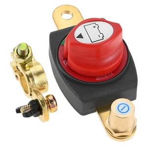 Car Battery Disconnect Cut Off Switch Negative Terminals Heavy Duty 12V Marine - Picture 1 of 12