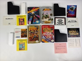 Lote de 4 cajas NES sistema de entretenimiento Nintendo Double Dragon Jackal POW *SIN JUEGOS*