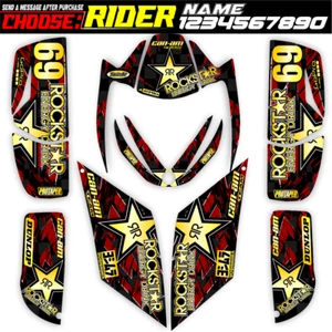 Can-am ds 650 bombardier Kit Graphics Custom Decals Stickers CANAM atv quad wrap - Bild 1 von 1