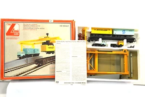 Lima 60 0960 H0 Containerkran mit 2 Container LKWs Container Terminal 1:87 OVP - Bild 1 von 24