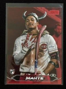 2024 Topps Stadium Club - Red Foil #13 Noelvi Marte (RC) REDS - Bild 1 von 4