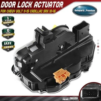 Actuador de bloqueo de puerta para Cadillac SRX 2010-2016 Chevy Volt 2011-2015 trasero izquierdo izquierdo izquierdo izquierdo derecho Foto 1 de 4