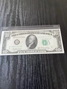 $10 1950A Boston A A Block Federal Reserve Note Ten Dollar Crisp Choice Bill - Picture 1 of 2