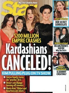 STAR Magazine Mar. 31 2014 The Kardashians Angelina Jolie Mick Jagger Nikki Sixx - Picture 1 of 3