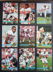 1991 Topps Stadium Club Tampa Bay Buccaneers Team Set 17 Cards Broderick Thomas - Picture 1 of 2
