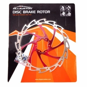 ALLIGATOR Light Weight Wind Cutter Disc Brake Rotor 140/160/180/203mm - Red - Picture 1 of 1
