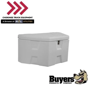 Buyers Products 1701679 18x19x36/18" White Poly Trailer Tongue Truck Box - Picture 1 of 4