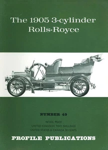 AUTOMOBILE PROFILE 49 1905 3-CYLINDER ROLLS-ROYCE_CHASSIS_ENGINE_HISTORY_SPECIFI - Picture 1 of 3