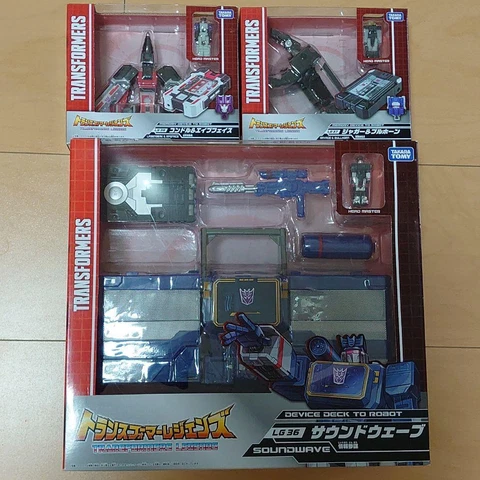 Transformers TAKARA TOMY Legends Soundwave Condor Jaguar Set Figure Cover