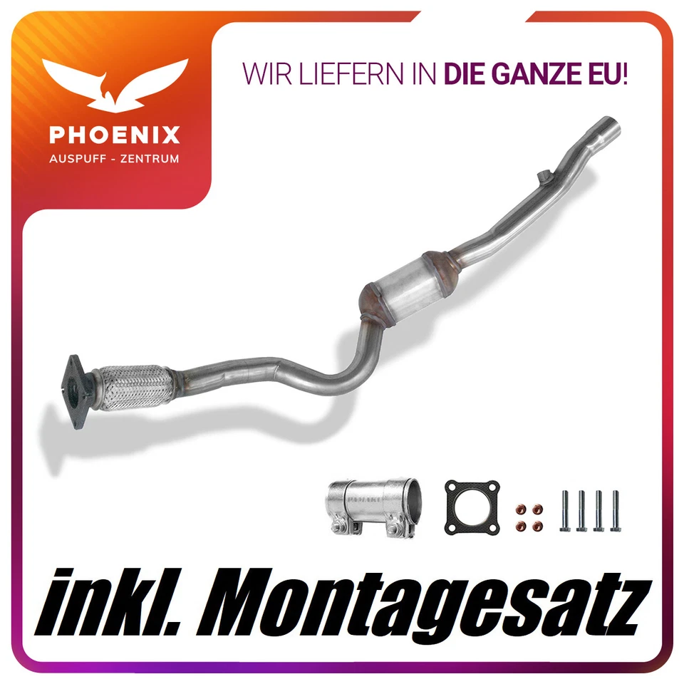 VW Bora 2.0 4motion (2000-2005) catalytic converter with E-mark OE 1J1253058QX catalytic converter - Image 1 of 1