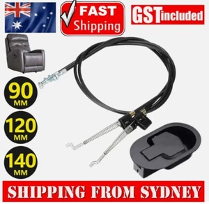 Metal Recliner Handle Lever Trigger Replacement Lounge Chair Sofa Release Cable - Picture 1 of 24