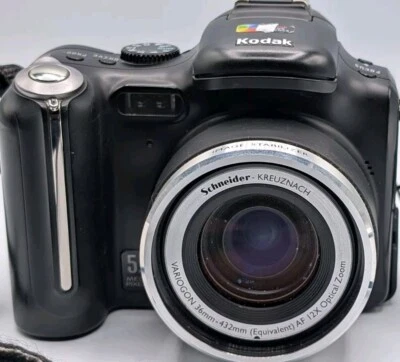 Kodak EasyShare P850 5.1MP12x Zoom  Digital Camera - Black - Untested  - Image 1 of 4