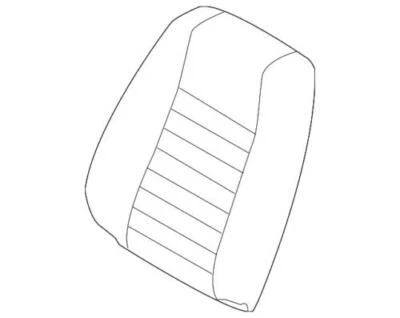 Cubierta trasera asiento lado pasajero original Ford Mustang 2010-2012 AR3Z-74644416-HB Foto 1 de 2