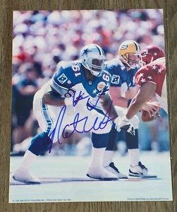 Foto firmada por Nate Newton Dallas Cowboys 8x10 autógrafo con #61 - Imagen 1 de 1