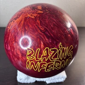 Brunswick Blazing Inferno Activator Coverstock - Rare Bowling Ball 14lb 12.5oz - Picture 1 of 16