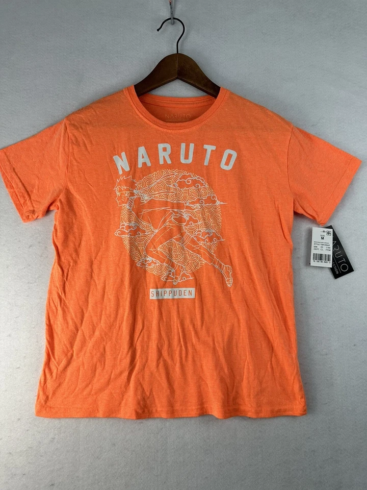 Naruto Boys Medium T Shirt Orange NWT - Image 1 of 4