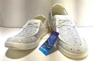 UNISEX BELOS FLEX LOAFERS RINESTONE SHOES 10 - Picture 1 of 7